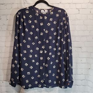 Vintage Sophisticates Pendleton plus size 16W button front blouse